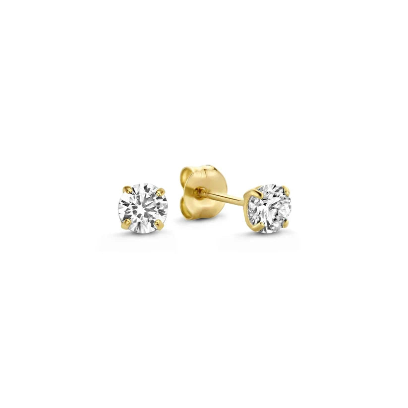 Evelyn | Diamond Pendant Earrings 18k Gold