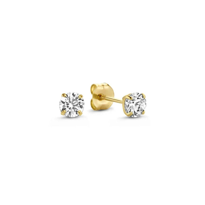 Evelyn | Diamond Pendant Earrings 18k Gold
