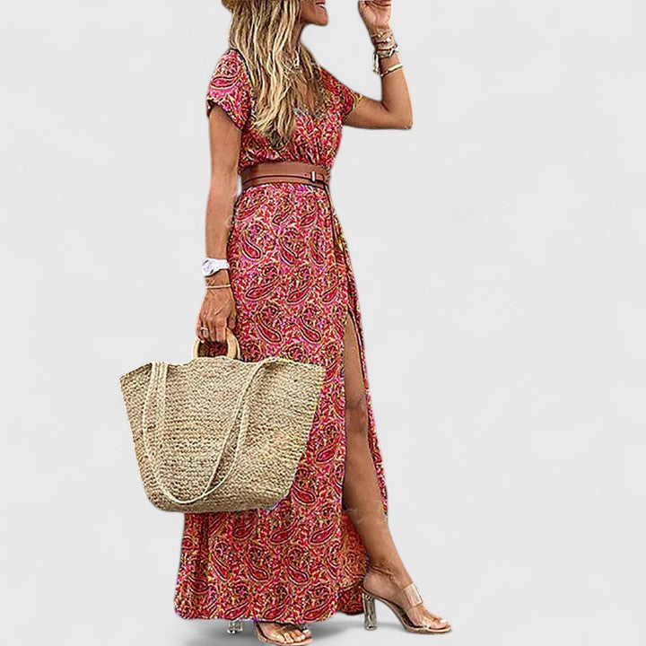 Evelyn | Stylish Boho Maxi Dress