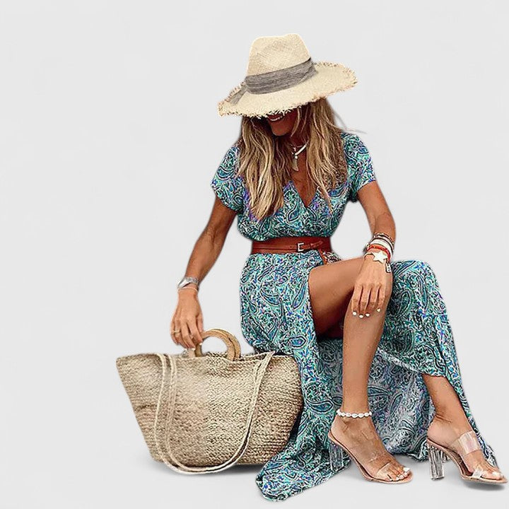 Evelyn | Stylish Boho Maxi Dress